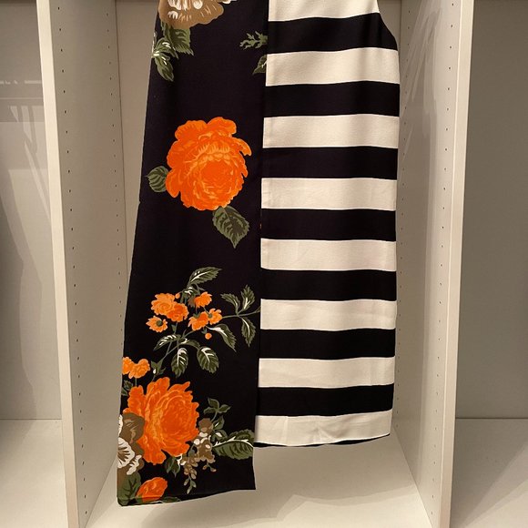 MSGM Stiped Floral dress in S - Picture 2 of 6